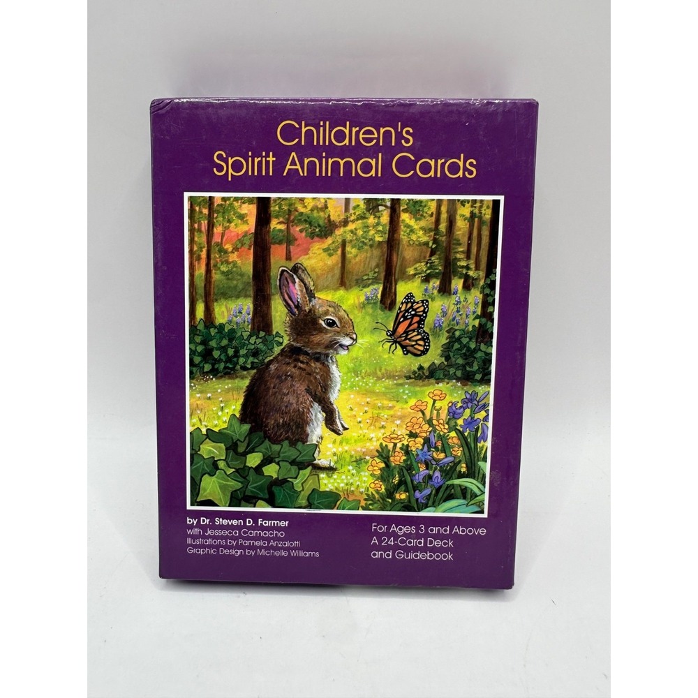 Children's Spirit Animal Cards COMPLETE Dr Steven D Farmer Ages 3+ Satiama